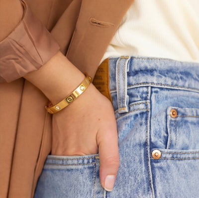 أسورة كارتير مع فصوص زركون - Cartier