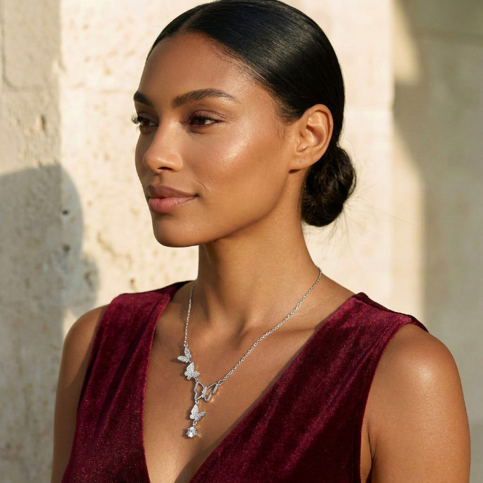 سلسلة فراشات الفضة