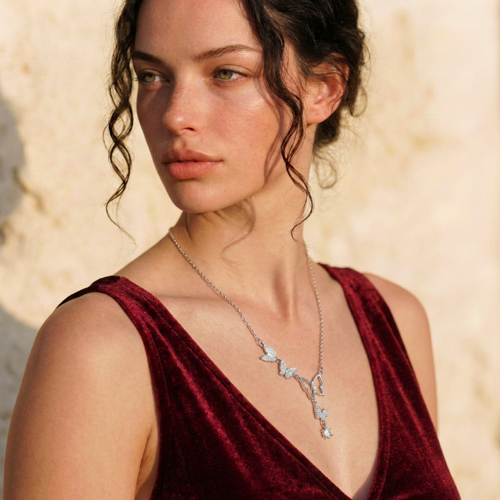 سلسلة فراشات الفضة