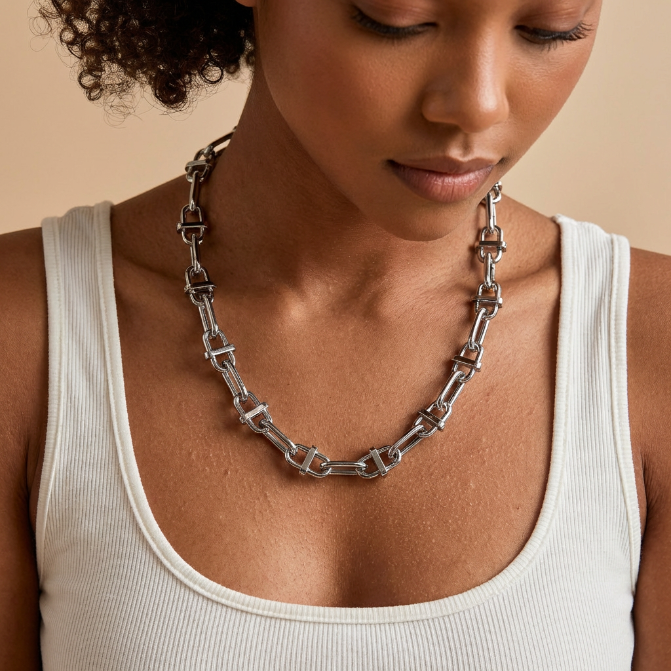 سلسلة الحلقات الفضي