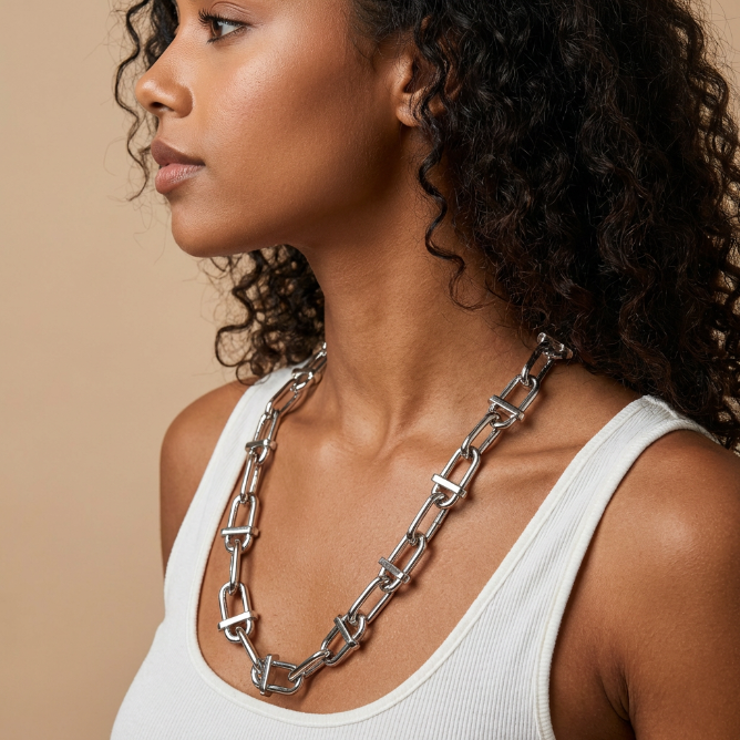 سلسلة الحلقات الفضي