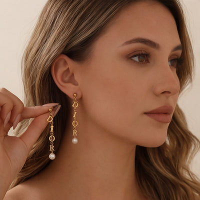 حلق الورقة الدهب