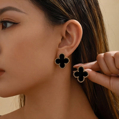 حلق الهلال والنجمة الدهب