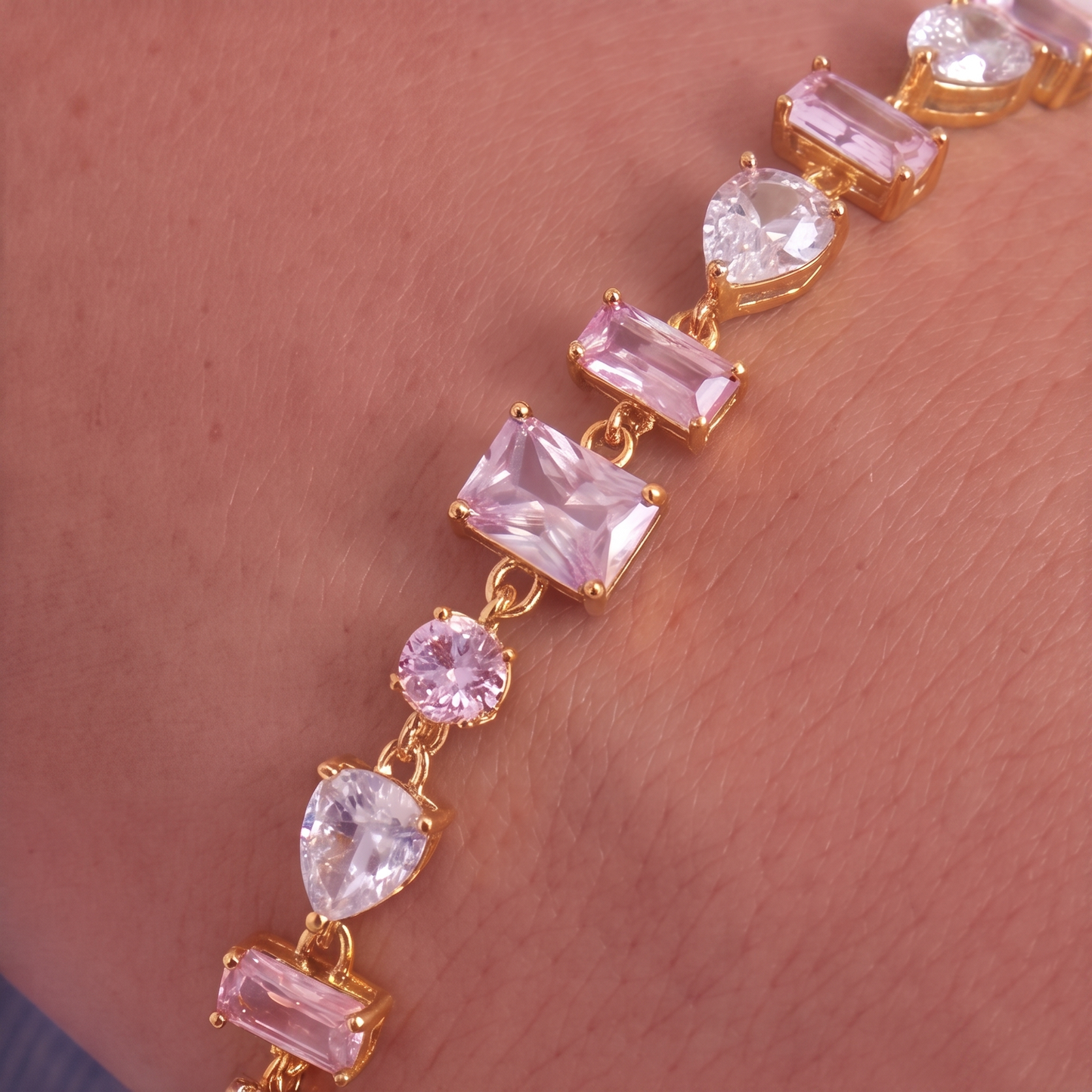 أسورة الكريستال ( pink )