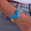 Pink Wave Resin Bracelet
